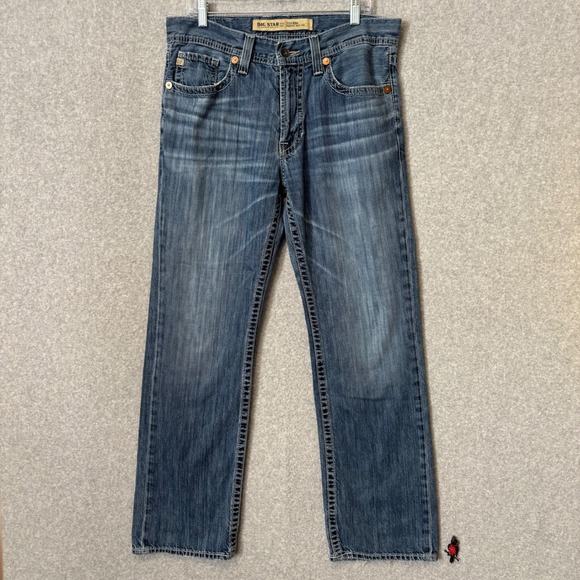 Big Star Other - Big Star Men's 34R Pioneer Regular Boot Cut Jeans Y2K Rodeo Distressed 35x31